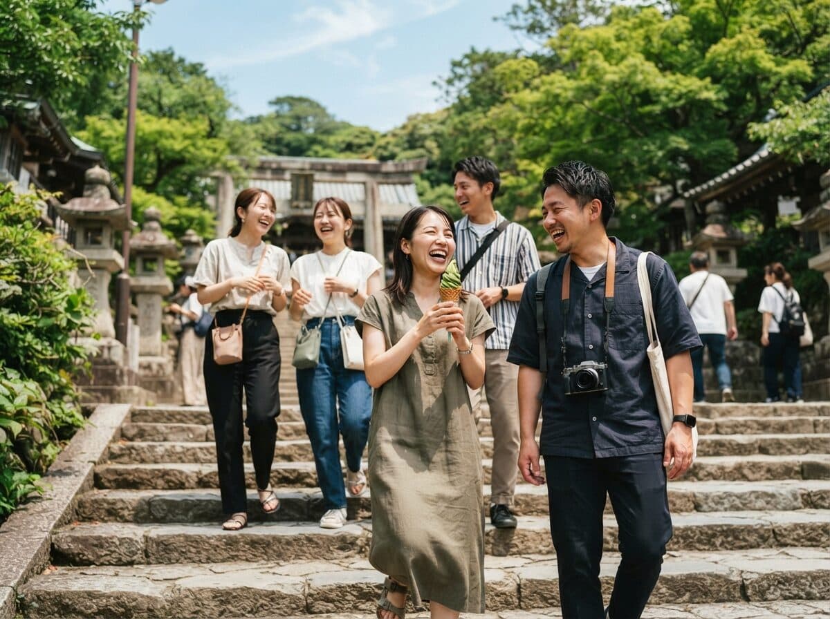 旅行のイベントの様子